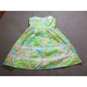 Lilly Pulitzer Womens Dress 6 Sleeveless Sundress A Line